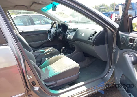 2005 Honda Civic Lx z USA, uszkodzony, nr VIN 2HGES16545H633159